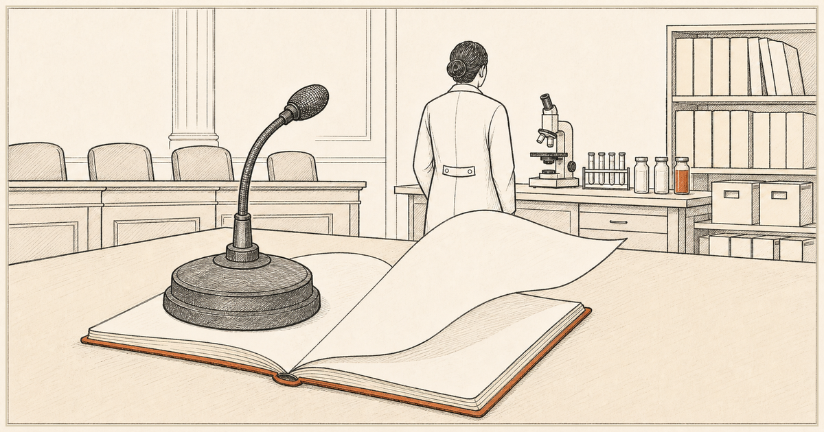 Scientific power needs hard scrutiny, but a system that treats every update as evidence will train experts to stop updating.